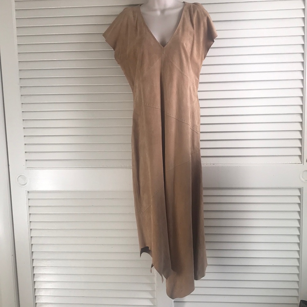 Carmel suede dress